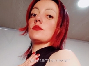 Samantha_swam